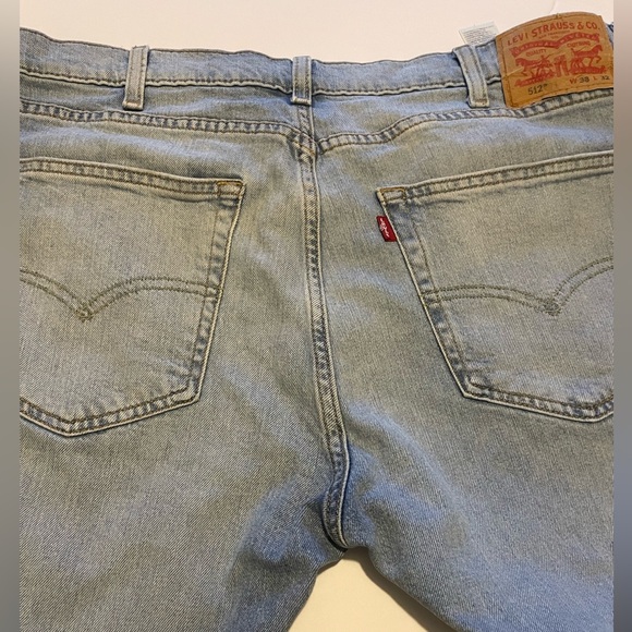 LEVIS ripped blue jeans 38/32 - Picture 4 of 7